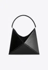 Mlouye Flex Hobo Bag In Calf Leather In Black