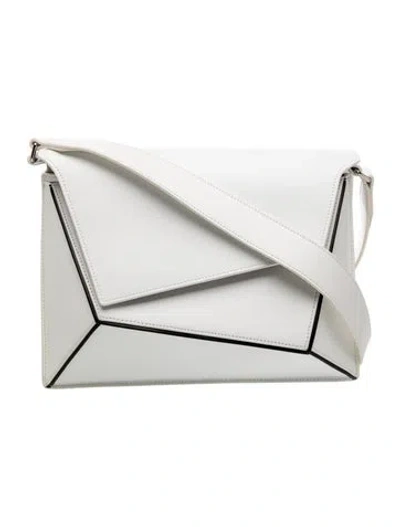 Pre-owned Mlouye Leather Crossbody Bag In Multicolor
