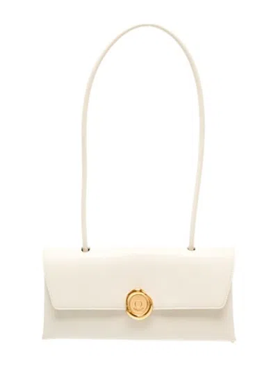 Pre-owned Mlouye Leather Shoulder Bag In Neutrals