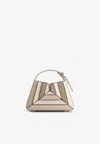 Mlouye Sera Mia Leather Top Handle Bag In Neutral