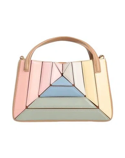 Mlouye Woman Handbag Pink Size - Leather