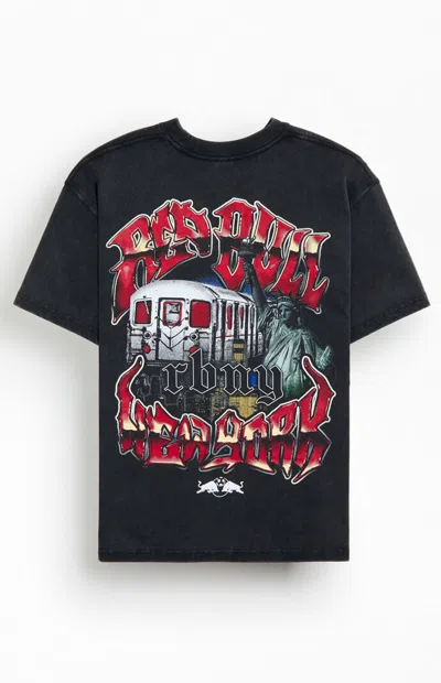 Mls Men's Rbny Liberty T-shirt In Washed Black