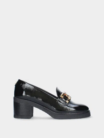 Mlv Women's Medium Heel Moccasin In Black