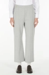 Mm Burano Knit Ankle Pants In Light Grey