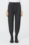 Mm By Max Mara Aderire Tie Waist Pants In Gray