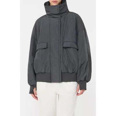 Mm By Max Mara Amaca Hooded Nylon Jacket In Multi