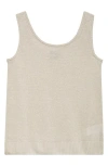 Mm By Max Mara Baccano Linen Sweater Tank In Sand