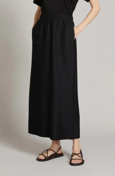 Mm By Max Mara Dritto Jersey Skirt In Black