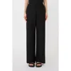 Mm By Max Mara Freccia Pull-on Jersey Pants In Black