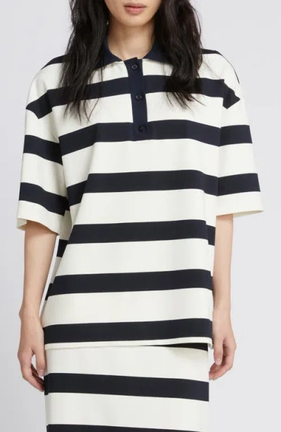 Mm By Max Mara Labetaia Stripe Polo Shirt In Multi