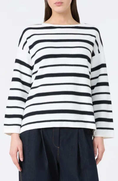 Mm By Max Mara Locusta Stripe Sweater In Multi