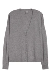 Mm By Max Mara Magda Wool & Cashmere Cardigan In Light Grey