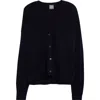 Mm By Max Mara Magda Wool & Cashmere Cardigan In Navy