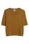 Mm By Max Mara Musette Silk & Cotton Sweater In Gray