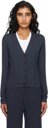 Mm By Max Mara Navy Aerosi Cardigan