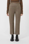 Mm By Max Mara Orlanda Crop Pants In Gray