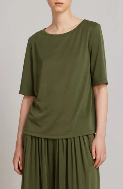 Mm By Max Mara Tauro Jersey T-shirt In Green