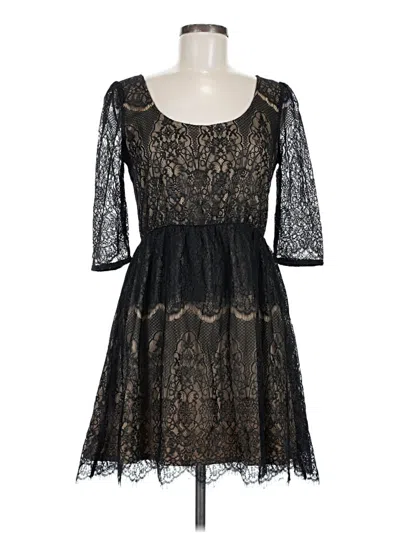 Pre-owned Mm Couture Cocktail Dress In Black