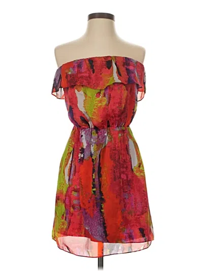 Pre-owned Mm Couture Cocktail Dress In Red