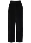 Mm Gocce Wide-leg Corduroy Trousers In Black