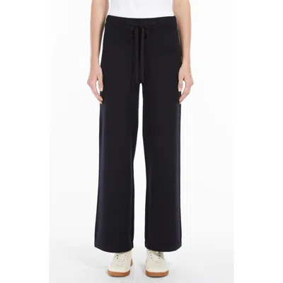 Mm Judy Wide-leg Pants In Navy