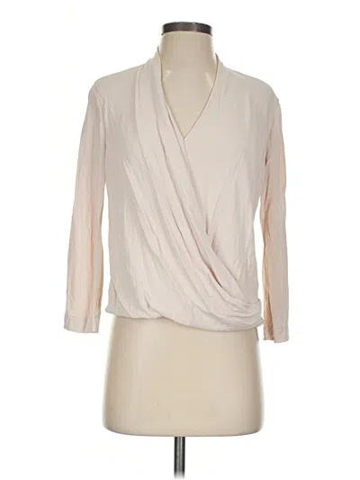 Pre-owned Mm. Lafleur 3/4 Sleeve Blouse In Ivory