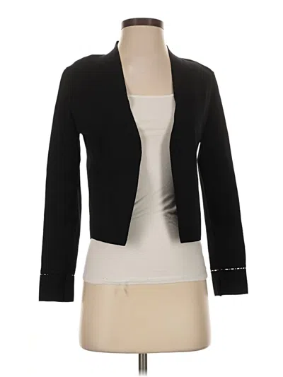 Pre-owned Mm. Lafleur 3/4 Sleeve Top Black Square Neckline Tops