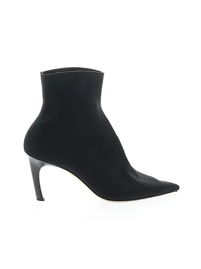 Pre-owned Mm. Lafleur Ankle Boots In Black