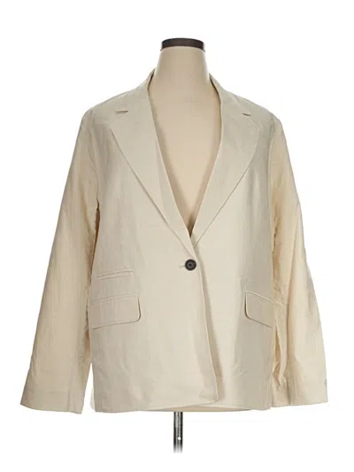 Pre-owned Mm. Lafleur Blazer Jacket In Ivory