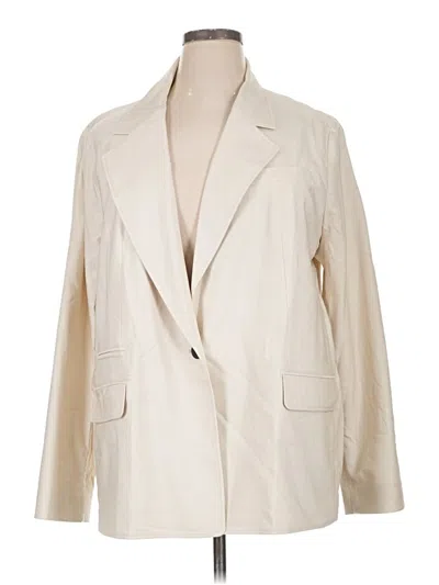 Pre-owned Mm. Lafleur Blazer Jacket In Ivory