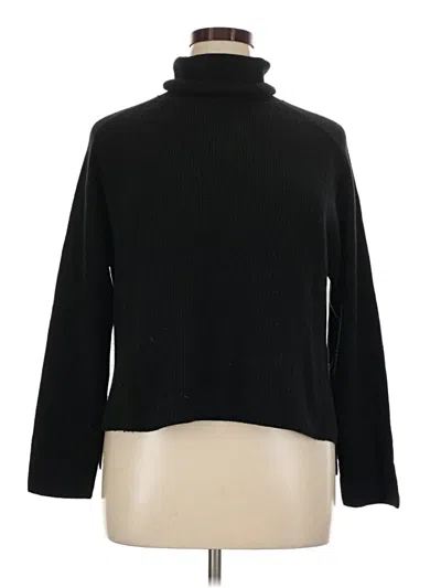 Pre-owned Mm. Lafleur Cashmere Pullover Sweater In Black