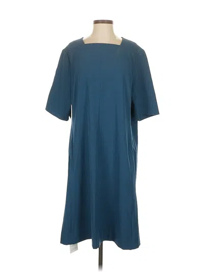 Pre-owned Mm. Lafleur Casual Dress In Blue