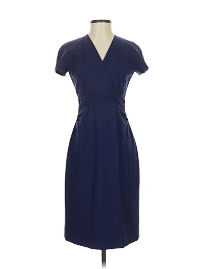 Pre-owned Mm. Lafleur Casual Dress In Blue