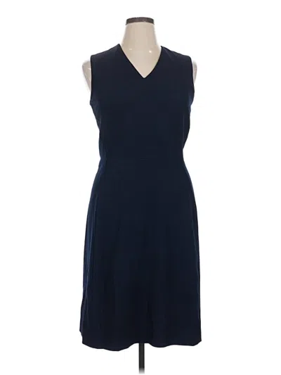 Pre-owned Mm. Lafleur Casual Dress In Blue