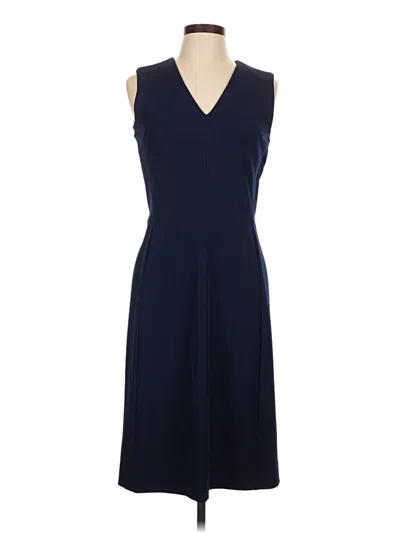 Pre-owned Mm. Lafleur Casual Dress In Blue