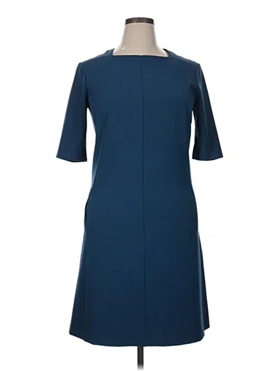 Pre-owned Mm. Lafleur Casual Dress In Blue