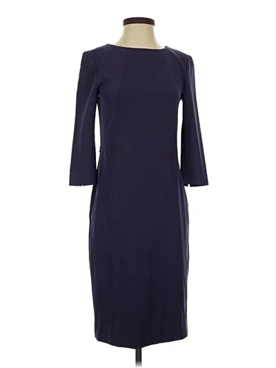 Pre-owned Mm. Lafleur Casual Dress In Blue