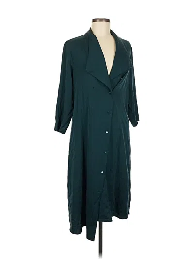 Pre-owned Mm. Lafleur Casual Dress In Blue