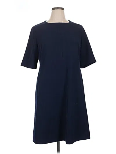 Pre-owned Mm. Lafleur Casual Dress In Blue