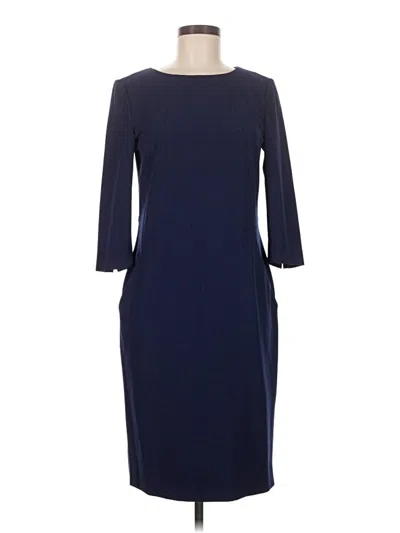 Pre-owned Mm. Lafleur Casual Dress In Blue