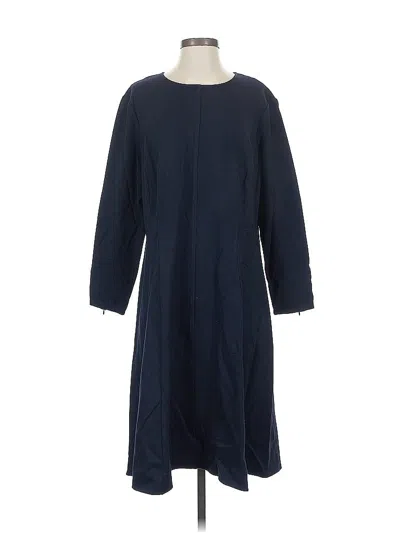 Pre-owned Mm. Lafleur Casual Dress In Blue