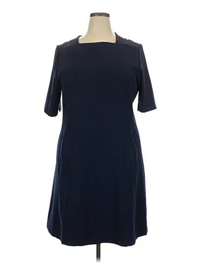 Pre-owned Mm. Lafleur Casual Dress In Blue