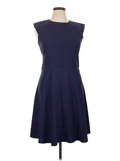 Pre-owned Mm. Lafleur Casual Dress In Blue