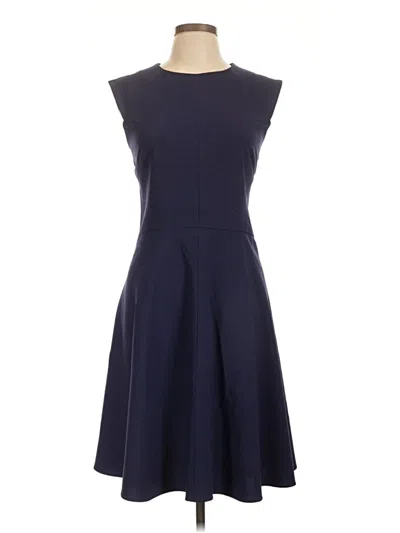 Pre-owned Mm. Lafleur Casual Dress In Blue