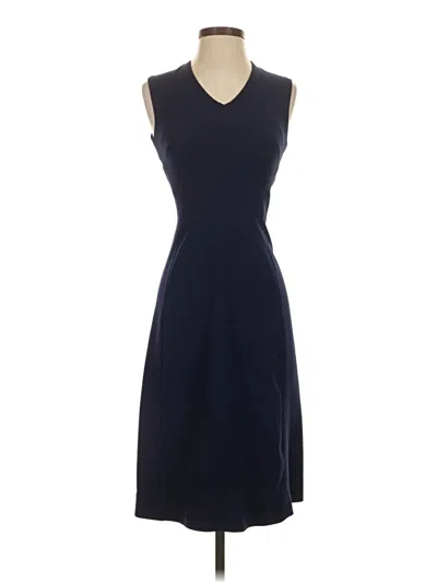 Pre-owned Mm. Lafleur Casual Dress In Blue