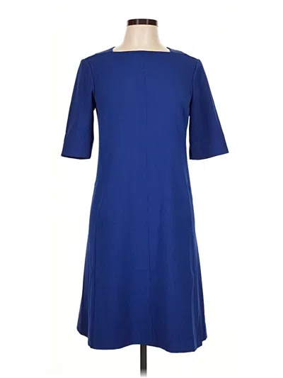 Pre-owned Mm. Lafleur Casual Dress In Blue
