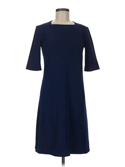 Pre-owned Mm. Lafleur Casual Dress In Blue