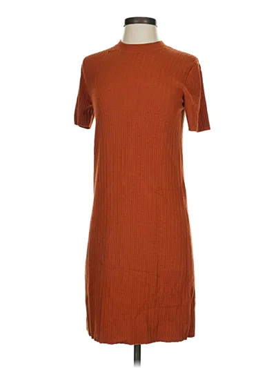 Pre-owned Mm. Lafleur Casual Dress In Brown