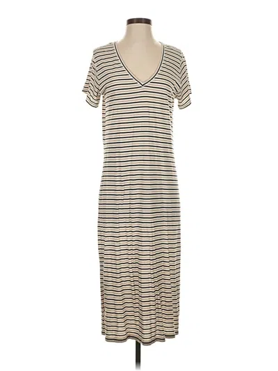 Pre-owned Mm. Lafleur Casual Dress In Brown
