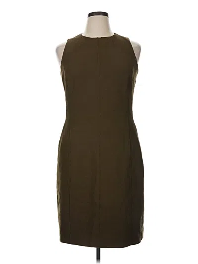 Pre-owned Mm. Lafleur Casual Dress In Brown